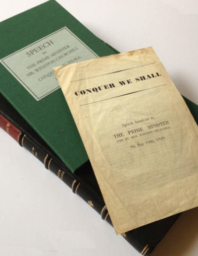 Churchill Speech: 'Conquer We Shall' With Protective Case + Chemise