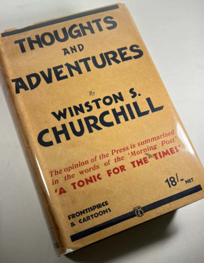 Thoughts and Adventures: Inscribed & Signed by the Author Winston Churchill