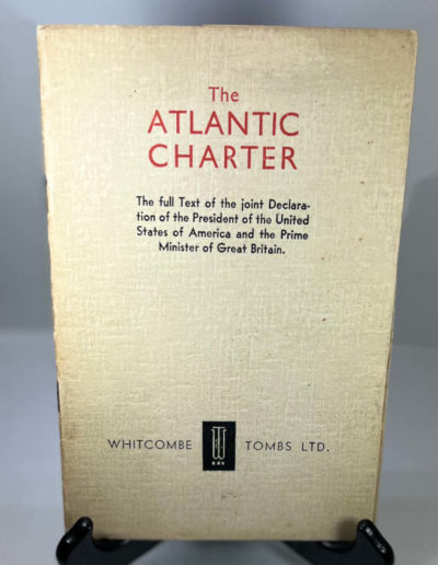 Atlantic Charter, New Zealand Edition. 1941