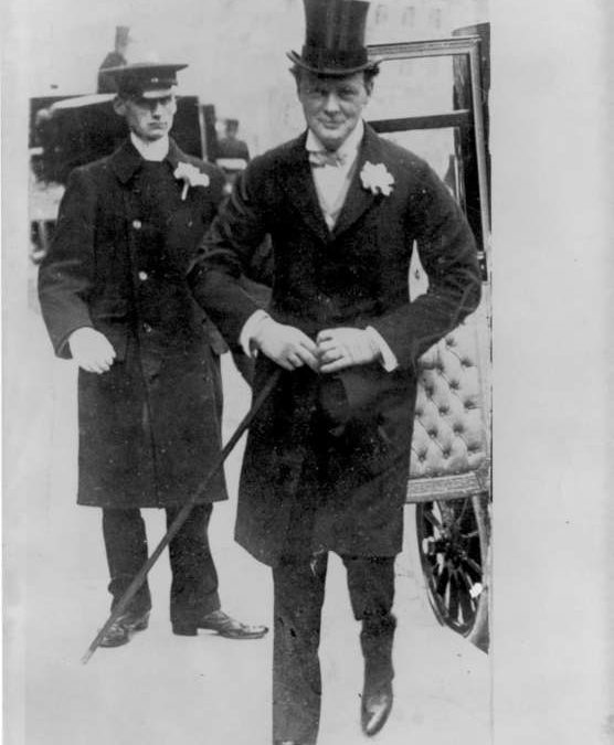 Winston Churchill Photograph: On His Wedding Day