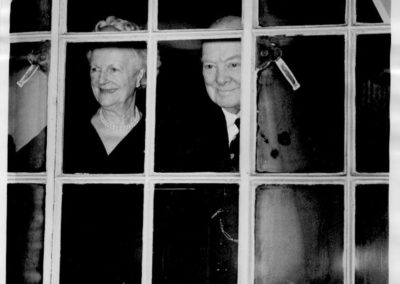 Press Photo: Winston & Clementine Churchill, 88th Birthday