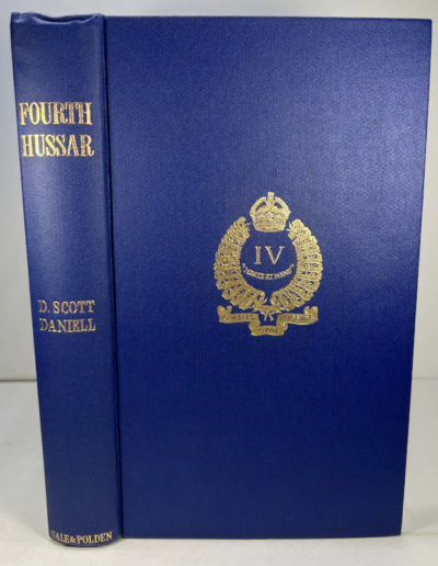 4th Hussar - The Story of a British Cavalry Regiment. Dust Jacket Removed