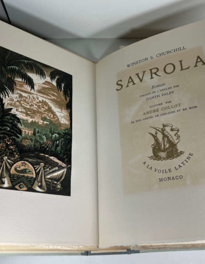 Savrola in French: Title Page