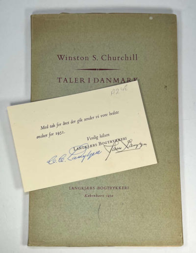 Taler I Danmark with Signed Presentation Card