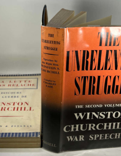 Unrelenting Struggle by Churchill: in English & French