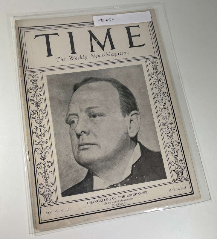 TIME Magazine: Winston Churchill Front Cover | Churchill Collector