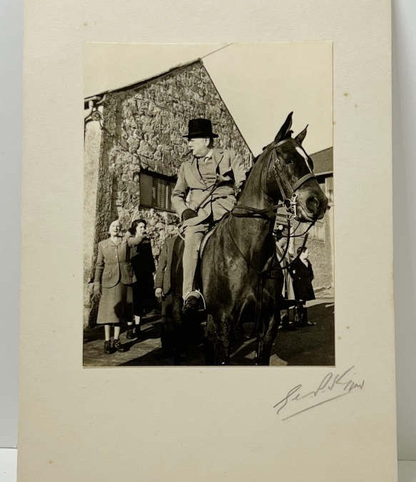 Photograph: Winston Churchill on a Horse