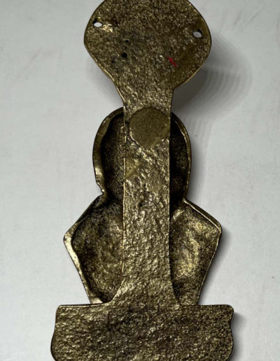 Churchill Brass Door Knocker-back