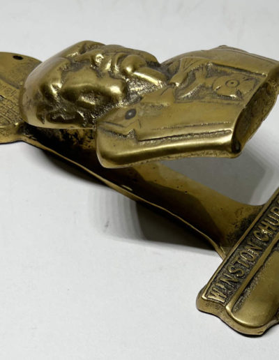 Churchill Brass Door Knocker In Action