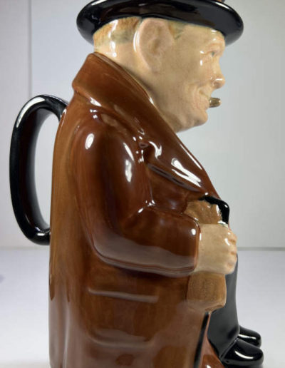 Royal Doulton Churchill Toby Jug-Side View