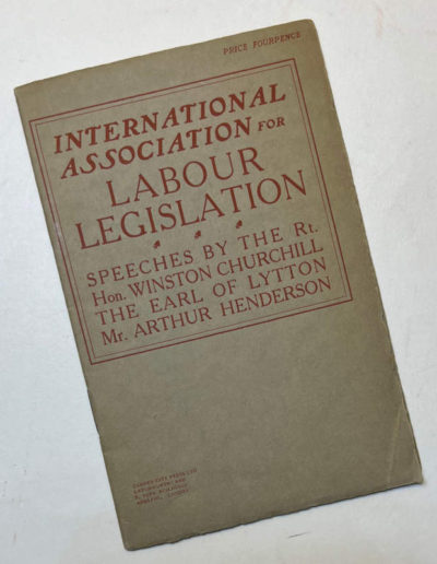 WSC Speech: International Association for Labour Legislation