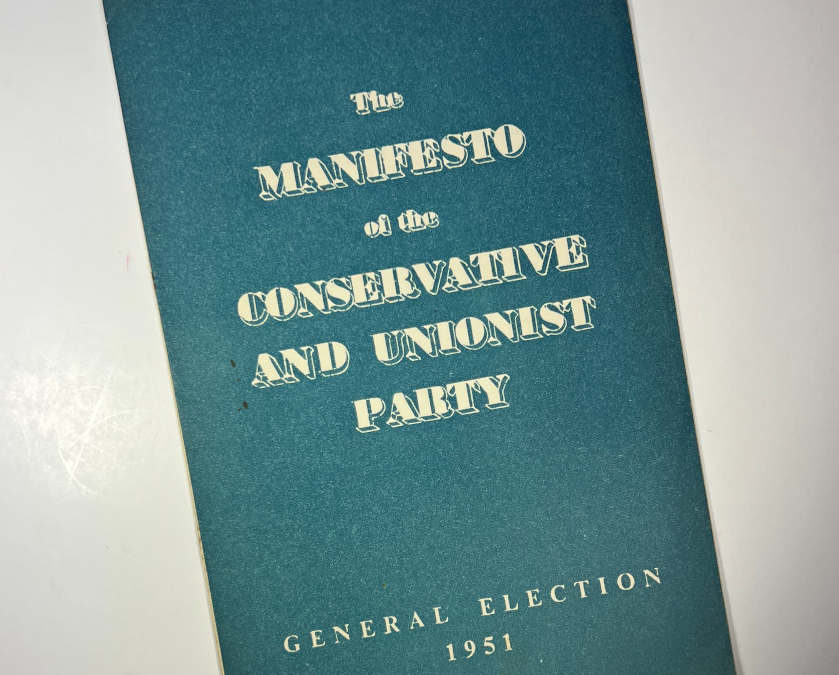 Churchill Speech: Manifesto of the Conservative & Unionist Party