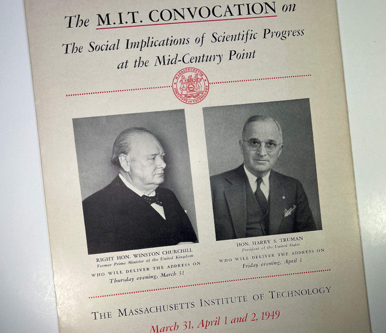 Winston Churchill Speaks at MIT 1949