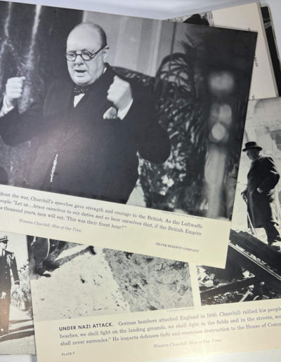 Winston Churchill Man of Our Time: Sample Plates