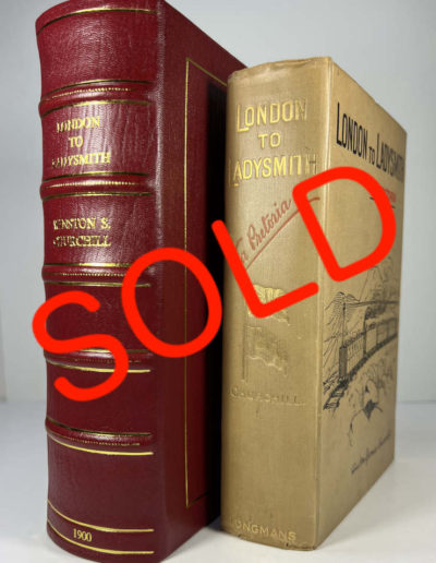 London to Ladysmith 1st English Solander Case SOLD