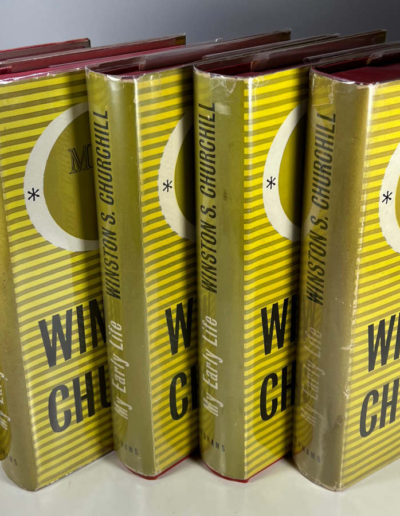 My Early Life in Dustjackets by W. Churchill: 5 Books, Odhams