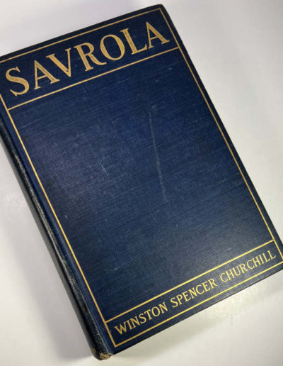 Savrola by Winston Churchill: 1st American Edn