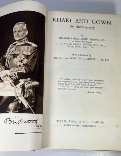 Khaki and Gown - Title Page