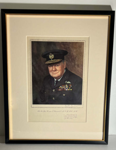 Winston Churchill Framed Print